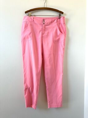 Jofit belted cropped golf pants pink size 8